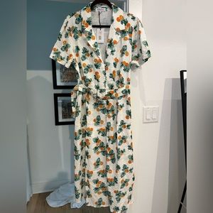 NWT WeWoreWhat Linen Dress